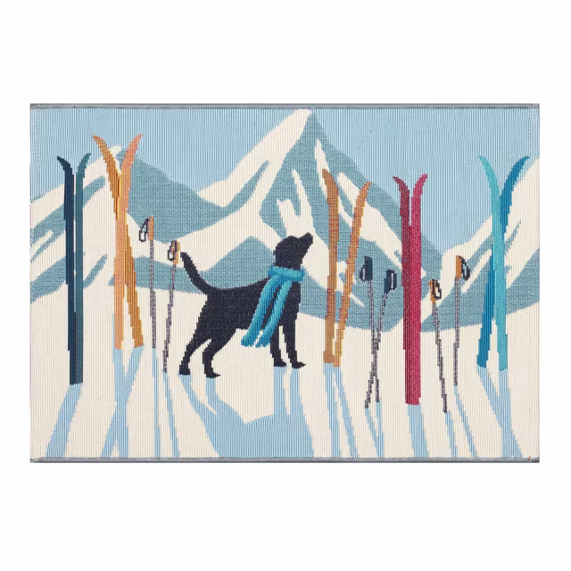 Trans-Ocean Esencia Downhill Dog Indoor/Outdoor Doormat