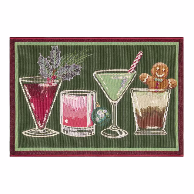 Trans-Ocean Esencia Let's Get Jolly Indoor/Outdoor Doormat