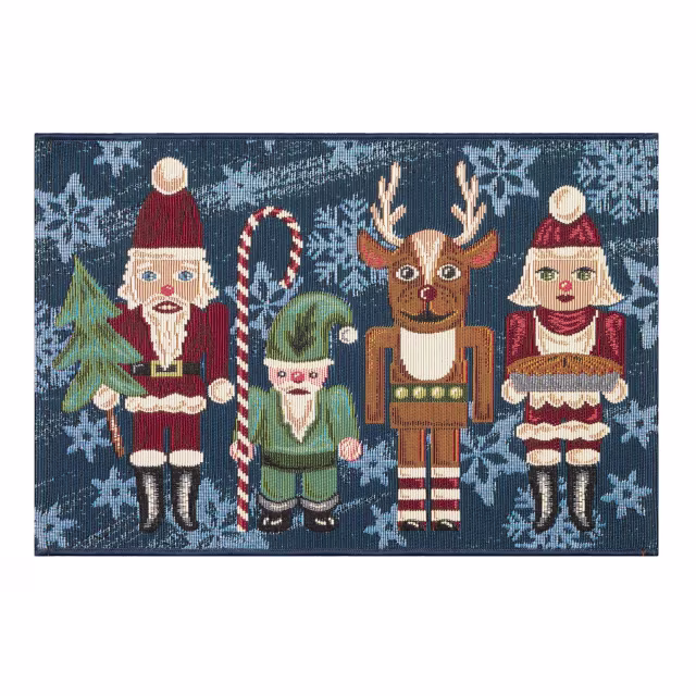 Trans-Ocean Esencia Nutcracker Sweet Indoor/Outdoor Doormat