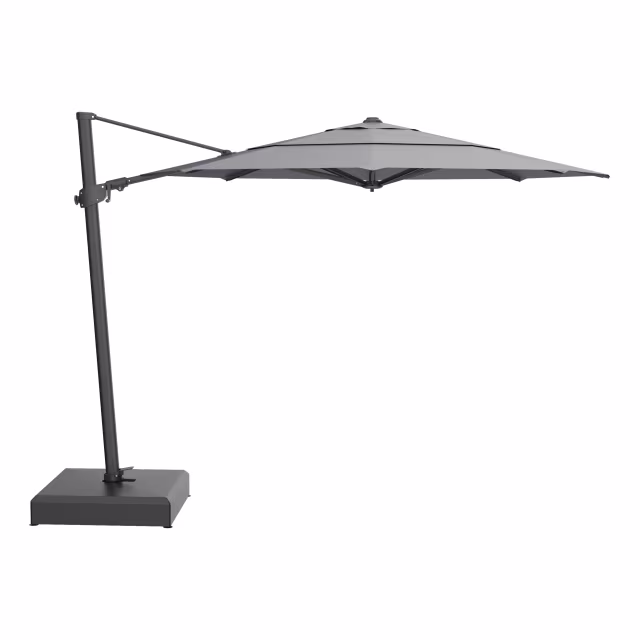 Treasure Garden AG25TR10' Round Aluminum Cantilever Patio Umbrella
