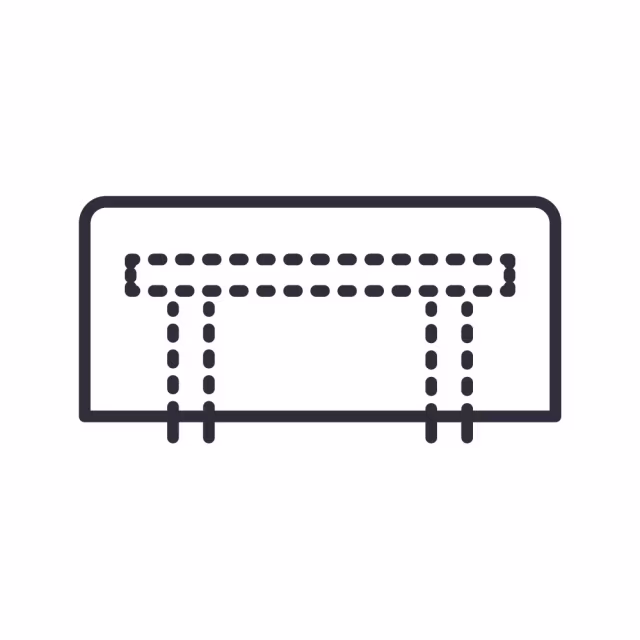 Barlow Tyrie Equinox 59" Extending Rectangular Dining Table Protective Cover - Closed Position