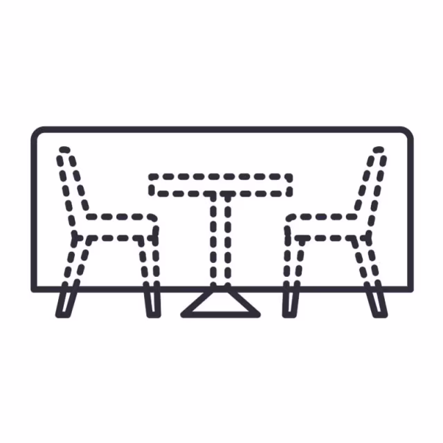 Barlow Tyrie Aura 55" Rectangular Counter Table and 4-Chair Protective Cover