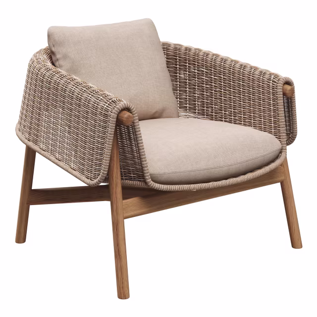 Gloster Wrap Woven Lounge Chair