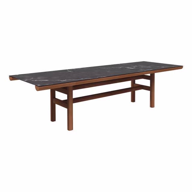 Gloster Rail 114" Ceramic Top Dining Table