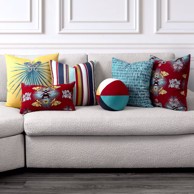 Elaine Smith 12" Multi Orb Outdoor Pillow