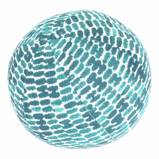 Elaine Smith 12" Thumbprint Aruba Orb Outdoor Pillow