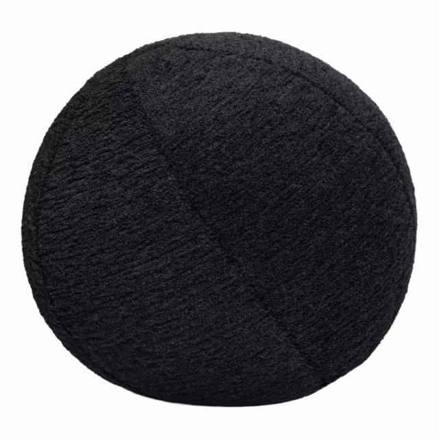 Elaine Smith 12" Plush Charcoal Orb Outdoor Pillow