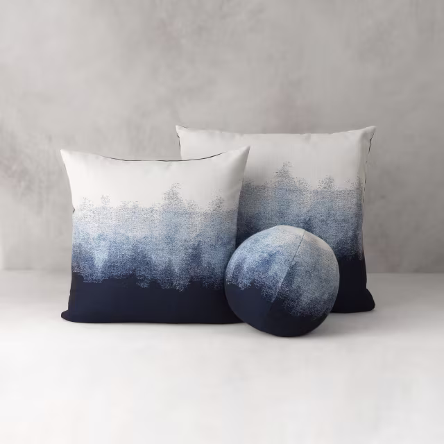 Elaine Smith 12" Artful Midnight Orb Outdoor Pillow