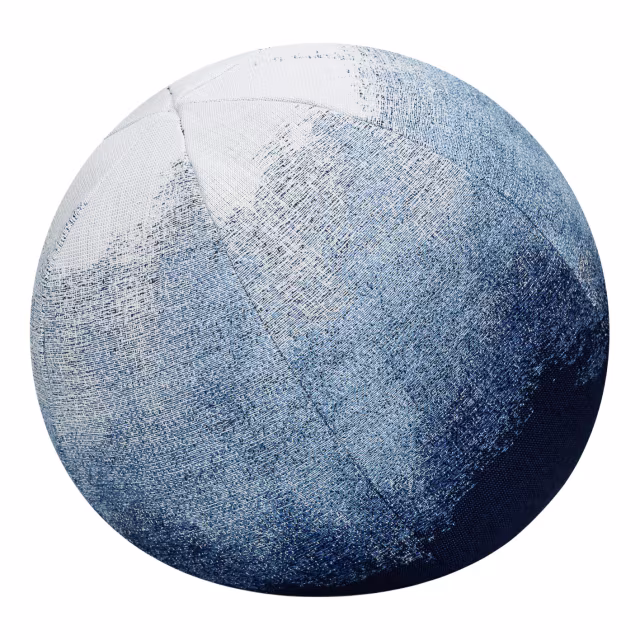 Elaine Smith 12" Artful Midnight Orb Outdoor Pillow