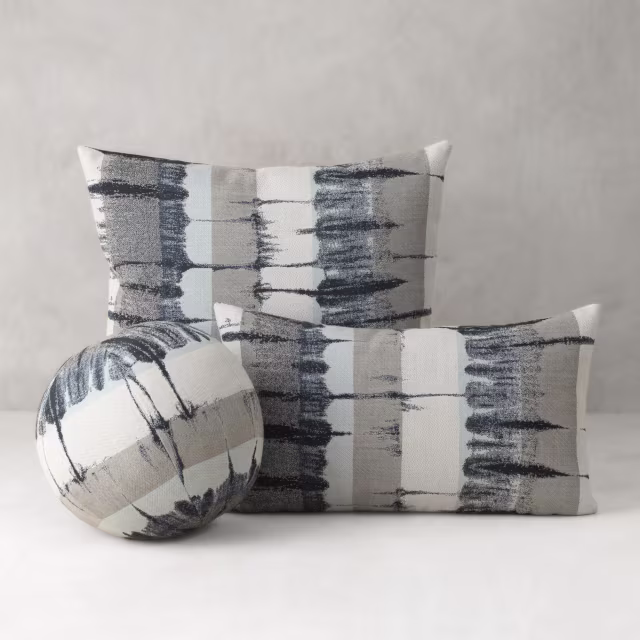 Elaine Smith 12" Shibori Orb Outdoor Pillow