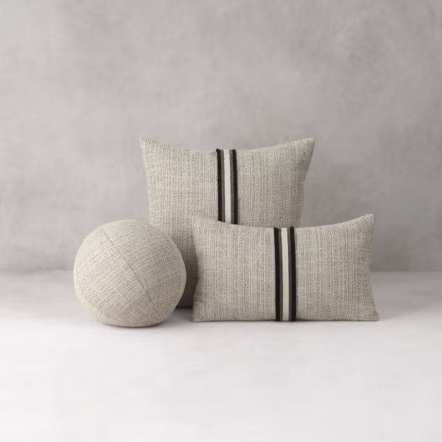 Elaine Smith 12" Entity Linen Orb Outdoor Pillow