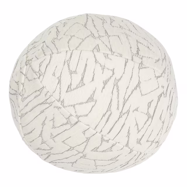 Elaine Smith 12" Synchronize Ivory Orb Outdoor Pillow