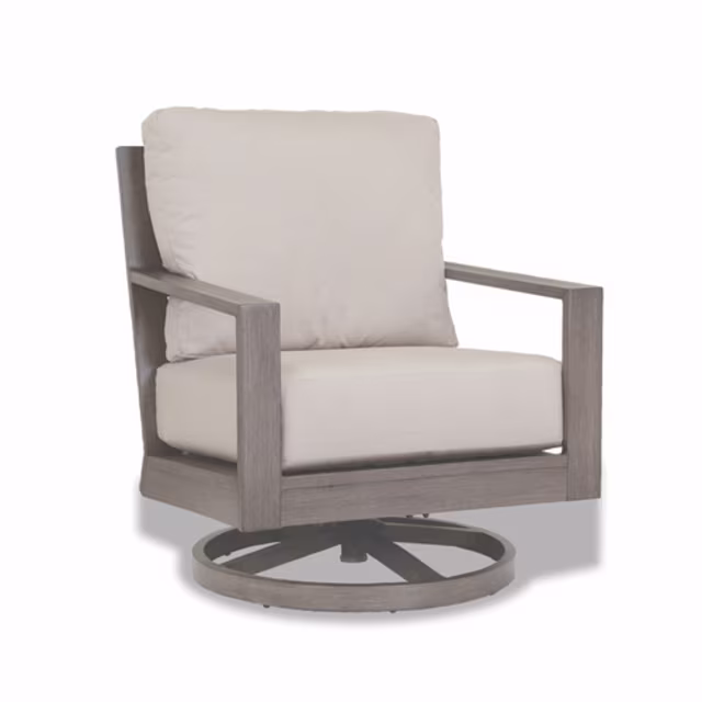 Sunset West Laguna Aluminum Swivel Rocker Club Chair Replacement Cushion