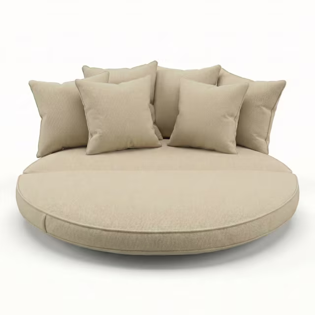 Sunset West Havana Woven Round Outdoor Daybed Replacement Cushion