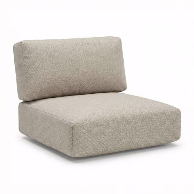 Sunset West Newport Aluminum Armless Outdoor Sectional Unit Replacement Cushion