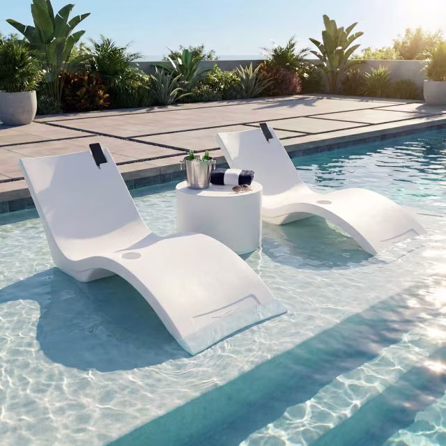 Floating Luxuries Kai 3-Piece Shelf Lounging Set