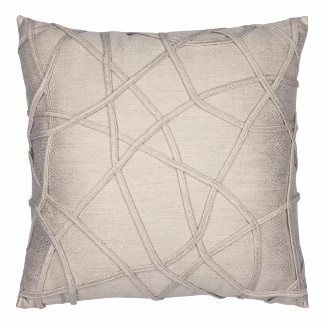 Elaine Smith 20" x 20" Illusion Linen Sunbrella Outdoor Pillow