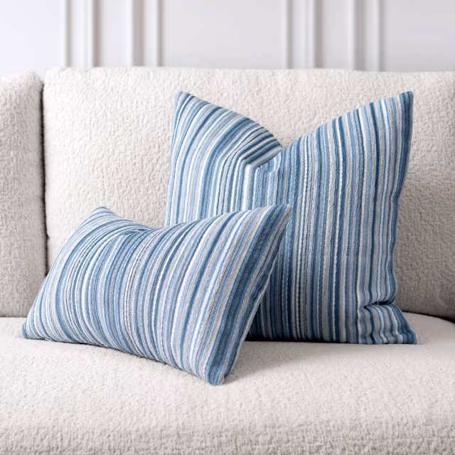 Elaine Smith 20" x 12" Lush Velvet Cloud Sunbrella Outdoor Pillow