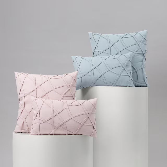 Elaine Smith 12" x 20" Illusion Blush Sunbrella Outdoor Pillow