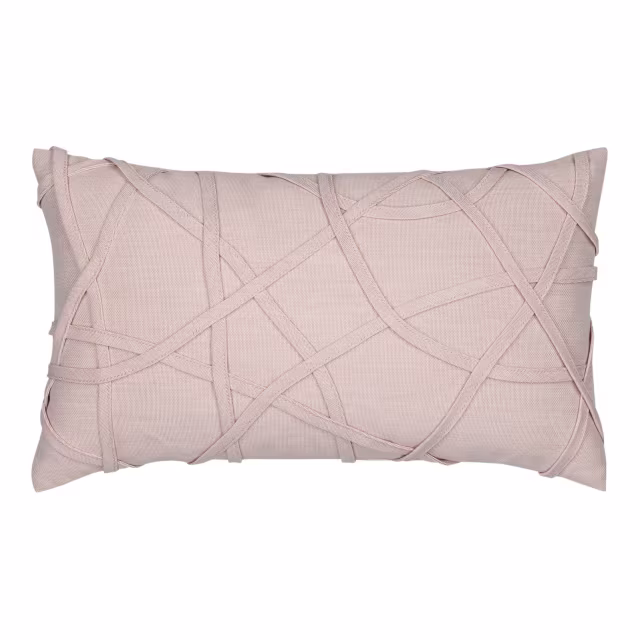 Elaine Smith 12" x 20" Illusion Blush Sunbrella Outdoor Pillow