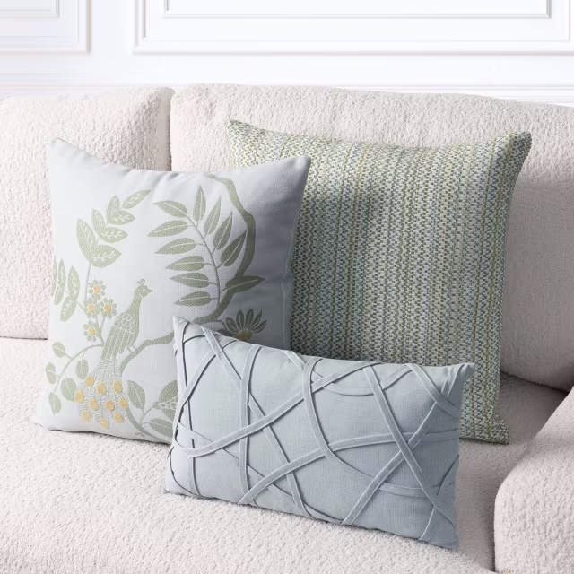 Elaine Smith 20" x 12" Illusion Dew Sunbrella Outdoor Pillow