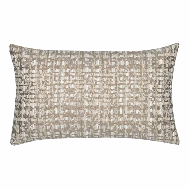 Elaine Smith 20" x 12" Channel Sable Sunbrella Outdoor Pillow