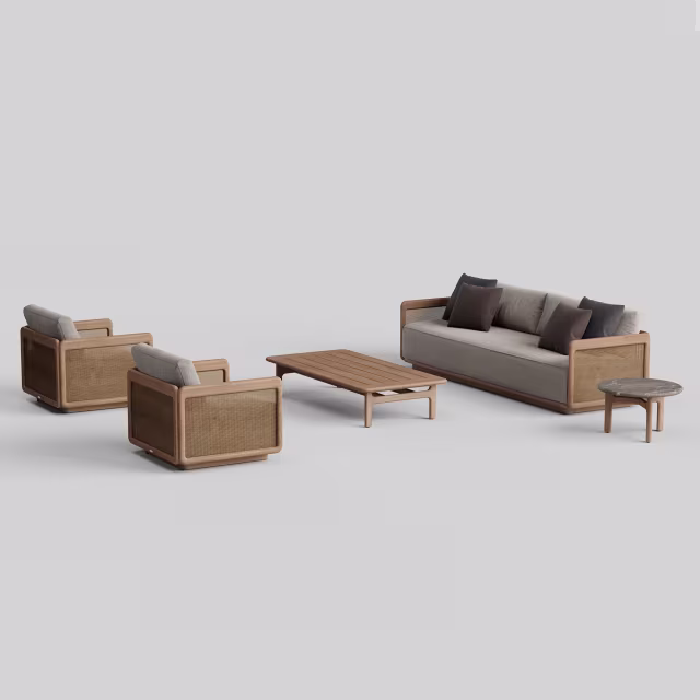 Danao Living Morellino 62" Teak Rectangular Coffee Table