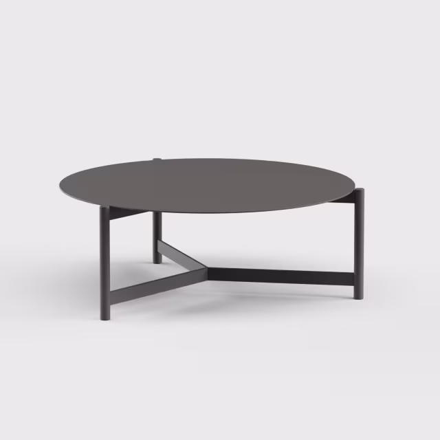 Danao Living Hudson 35.5" Aluminum Round Coffee Table