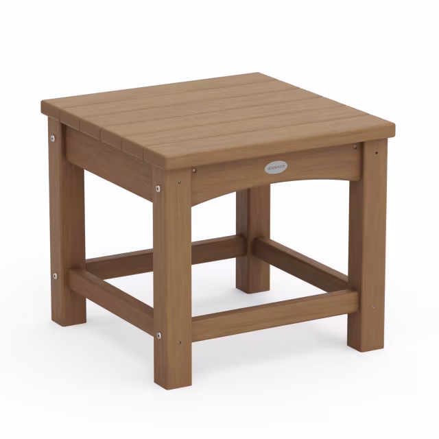 Polywood Club 18" Square Side Table