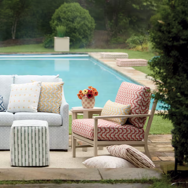 Lane Venture Montana Modern Aluminum Low Back Lounge Chair