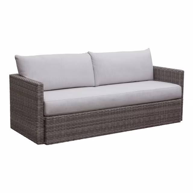 Lane Venture Ashford Wicker Sofa with Bench Cushion