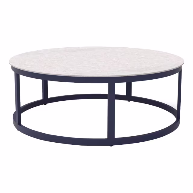 Lane Venture Glavin 42" Composite Stone Round Cocktail Table