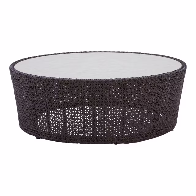 Lane Venture Lenox Hill 45" Woven Round Cocktail Table