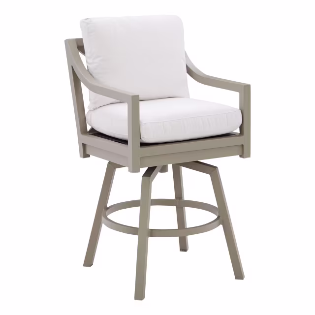 Lane Venture Susanna Aluminum Swivel Bar Armchair