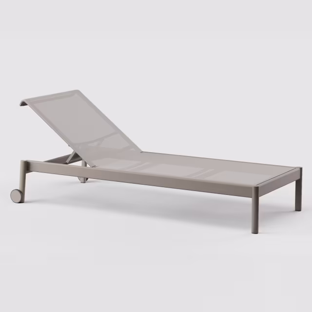 Danao Living Chelsea Stackable Aluminum Chaise Lounge