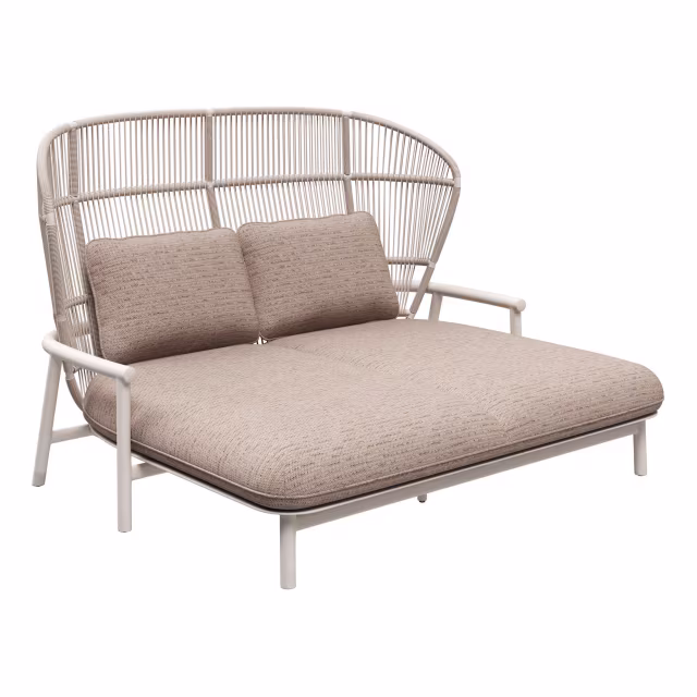 Gloster Fern Aluminum High Back Outdoor Daybed