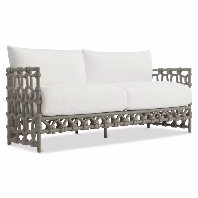 Bernhardt Exteriors Nodi Woven Rope Sofa