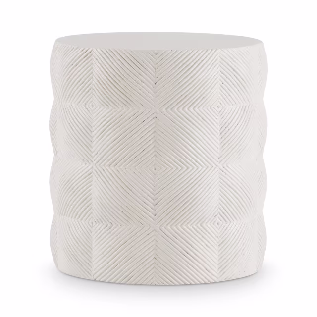 Bernhardt Exteriors Ballantyne 17" Stonecast Round Side Table Protective Cover