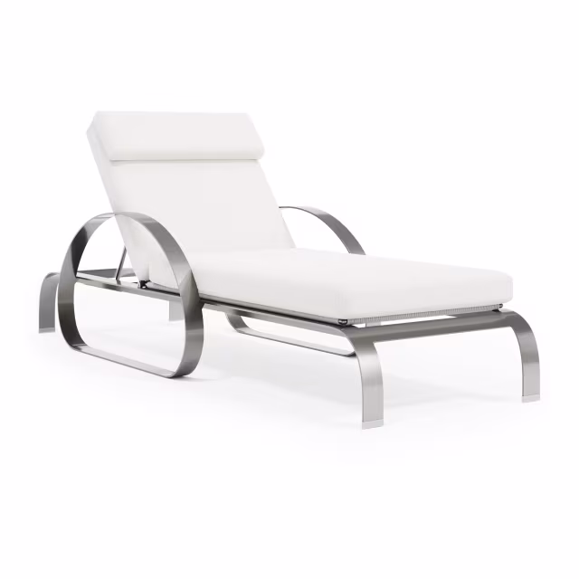 Bernhardt Exteriors Malibu Stainless Steel Chaise Lounge Protective Cover