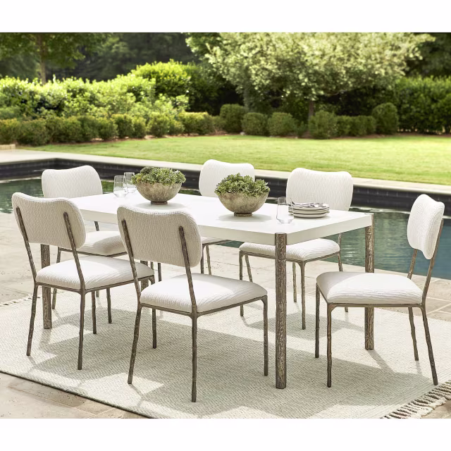 Bernhardt Exteriors Perissa Steel Dining Side Chair