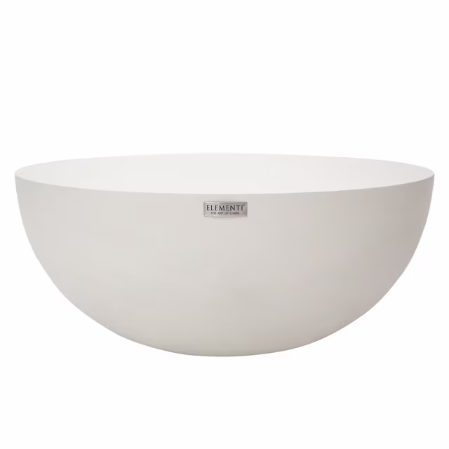 Elementi Home Chronos 34" GFRC Round Coffee Table
