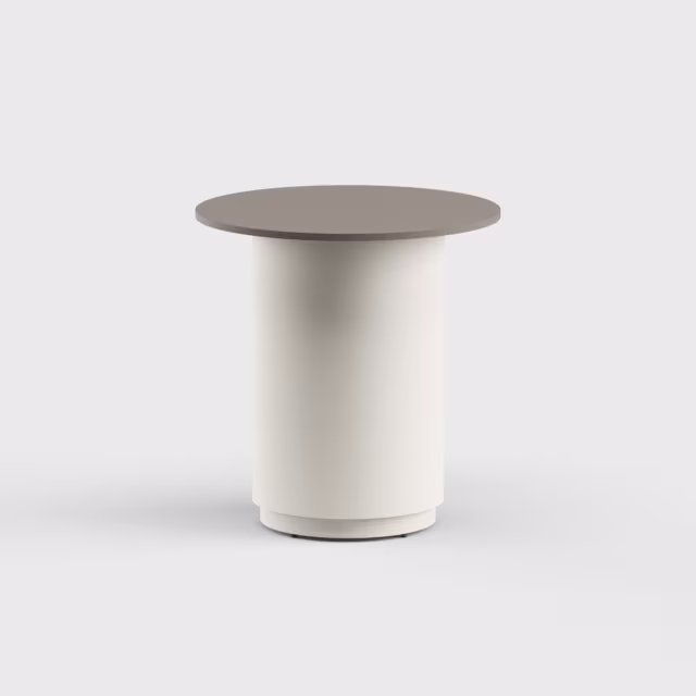 Danao Living Mercer 20" Aluminum Tall Round Side Table