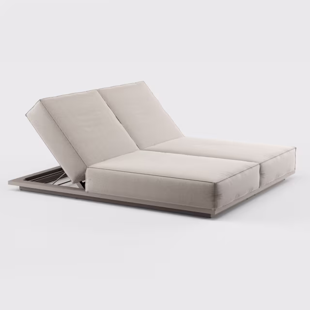 Danao Living Mercer Upholstered Double Chaise Lounge