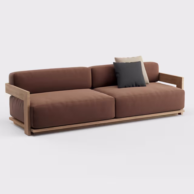Danao Living S2 95" Teak Sofa
