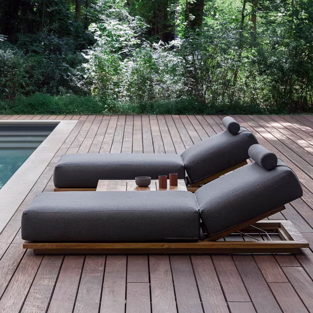 Danao Living S2 Teak Chaise Lounge