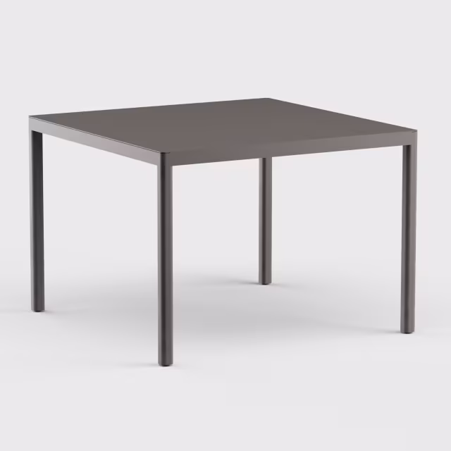 Danao Living Greenwich 40" Aluminum Square Dining Table