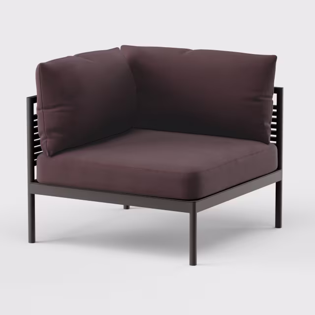 Danao Living Greenwich Aluminum Corner Sectional Unit