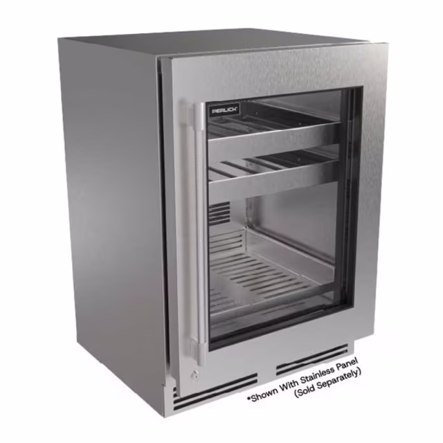Perlick G5 Luxe Series 24" Glass Door Outdoor Beverage Center