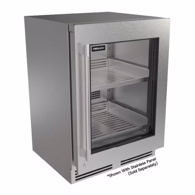 Perlick G5 Luxe Series 24" Glass Door Outdoor Refrigerator