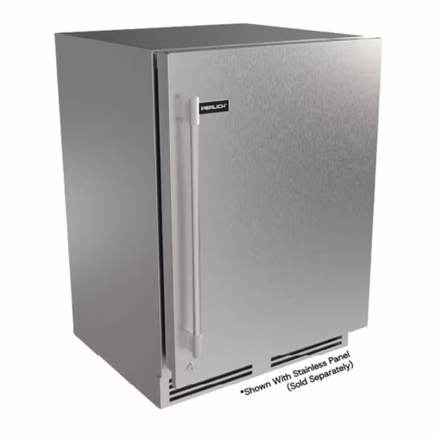 Perlick G5 Luxe Series 24" Solid Door Dual Zone Outdoor Wine Reserve